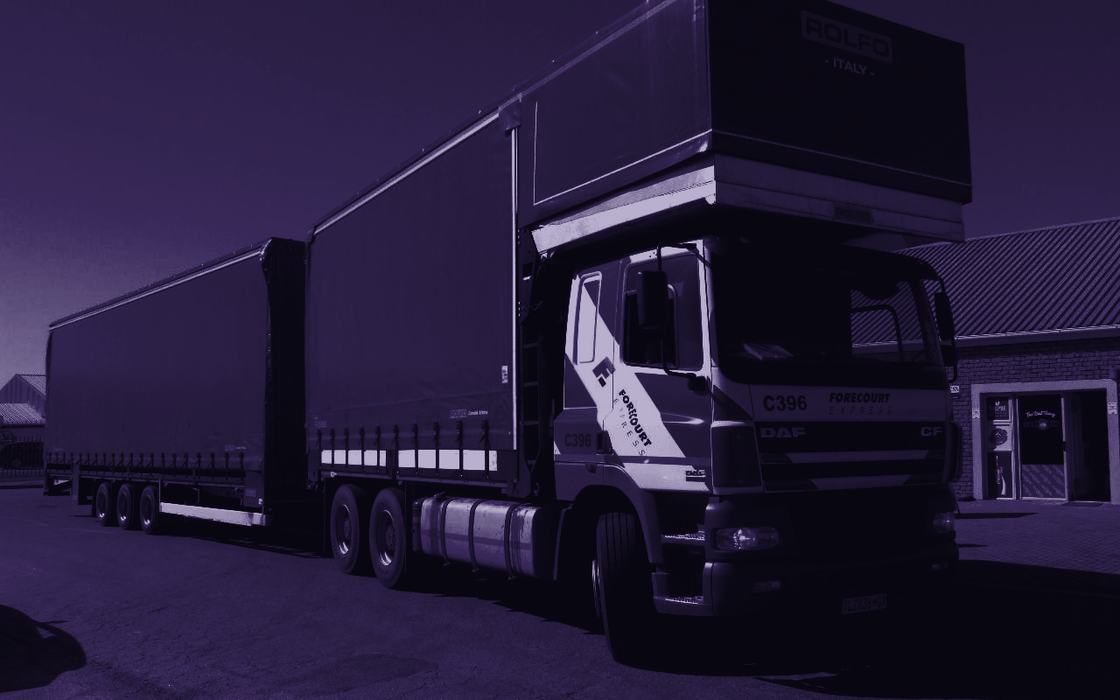 ERP delivery booking automation feeding dispatch for a logistics operator